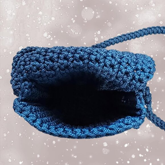 Versatile Lightweight Crochet Crossbody Bag – Ideal for Festivals & Outings - Picture 7 of 9